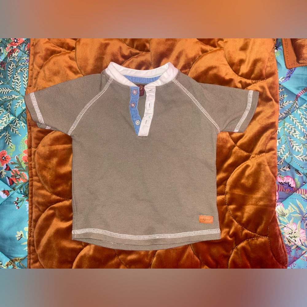 24 month toddler 7 for all man kind Henley shirt